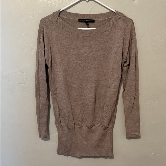 White House Black Market Sweaters - White House Black Market Taupe Sweater XSmall